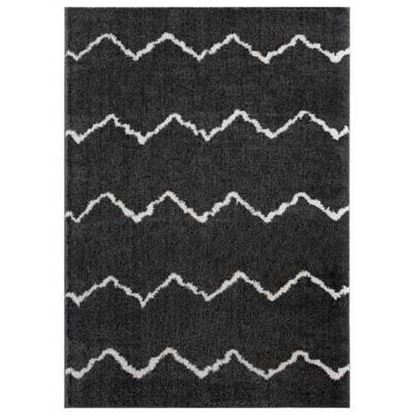 Изображение 39" x 59" Smoke Microfiber Polyester Mat Rug