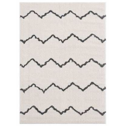 Picture of 39" x 59" White Microfiber Polyester Mat Rug