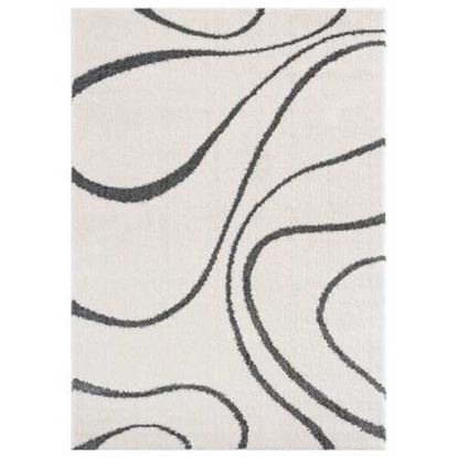 Изображение 39" x 59" Smoke Microfiber Polyester Mat Rug