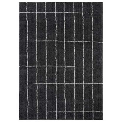 Изображение 39" x 59" Smoke Microfiber Polyester Mat Rug