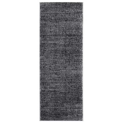 Picture of 31" x 86" Smoke Microfiber Polyester Runner Rug