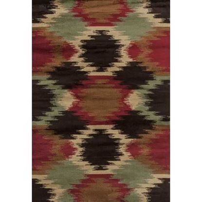 Изображение 63" x 86" Multicolor Polypropylene Area Rug