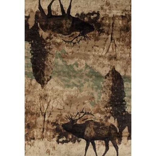 Picture of 63" x 86" Multicolor Polypropylene Area Rug