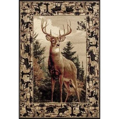 Picture of 63" x 86" Multicolor Polypropylene Area Rug