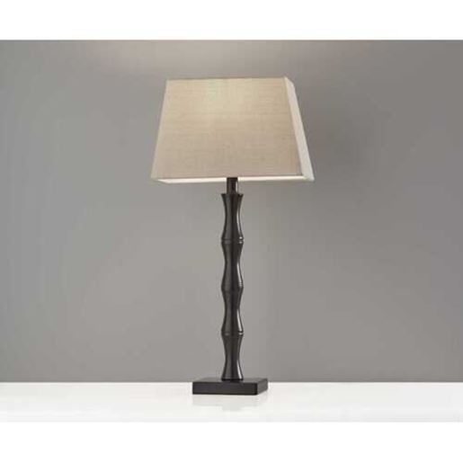 Изображение Set of 2 Black Metal Sculptural Table Lamps