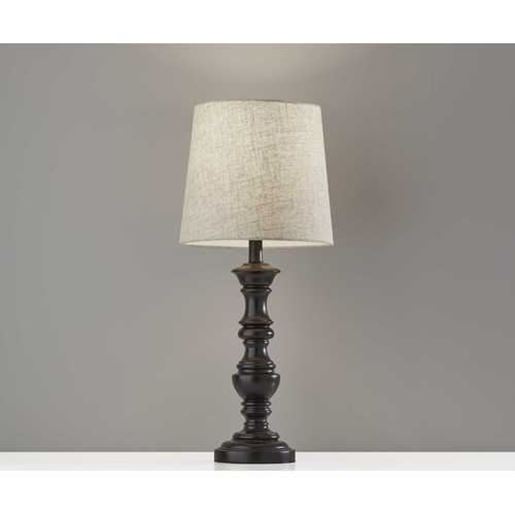 Picture of Set of 2 Sculpted Traditional Black Table Lamps