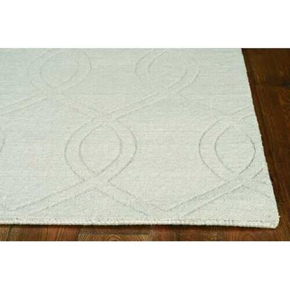 Picture of 8' Ivory  Polyester Rug