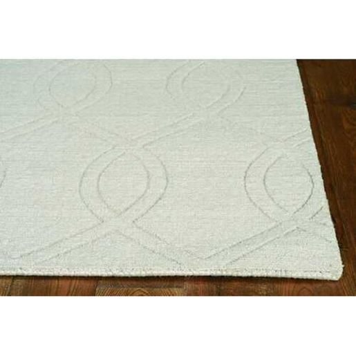 Picture of 8' Ivory  Polyester Rug