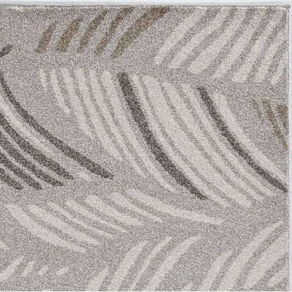 Picture of 5' x 8' Grey Feather Brushstrokes Area Rug