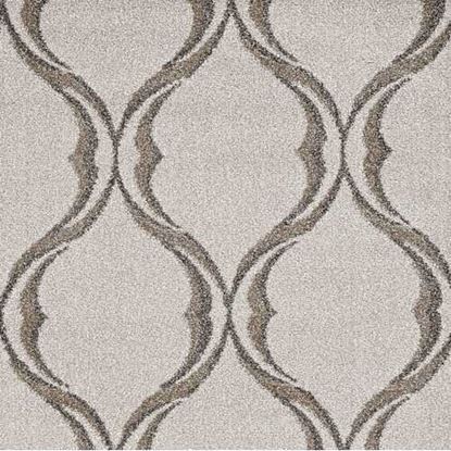 Picture of 5' x 8' Sand Wavy Lines Area Rug