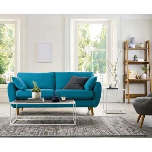 Изображение 7'x11' Grey Machine Woven Scandinavian Indoor Area Rug