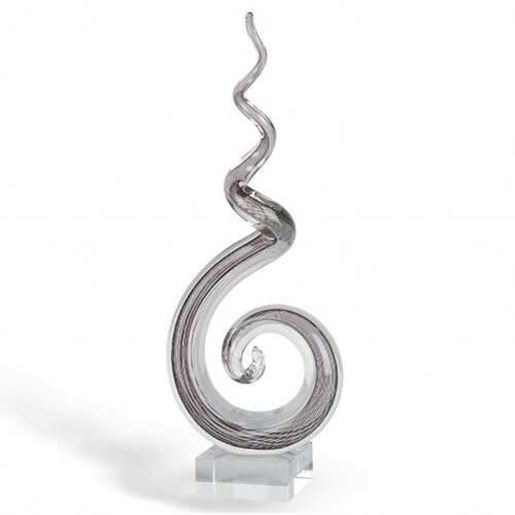 Picture of MultiColor Glass Corkscrew Centerpiece Tall