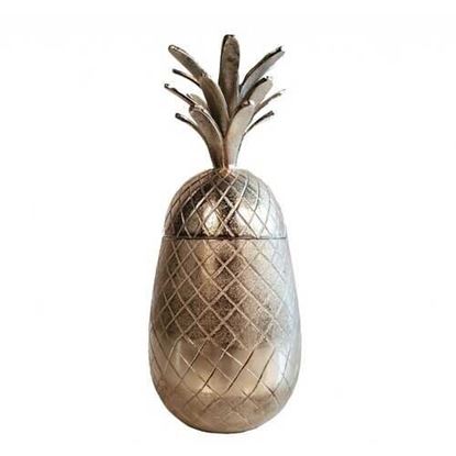 Изображение Pineapple Storage Aluminium Decor