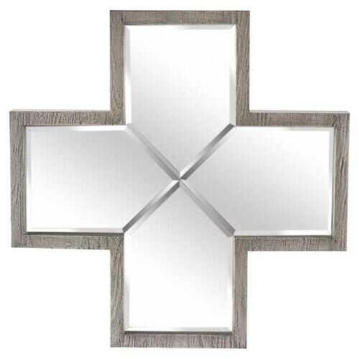 Picture of Grey Wood Frame Wall Mirror