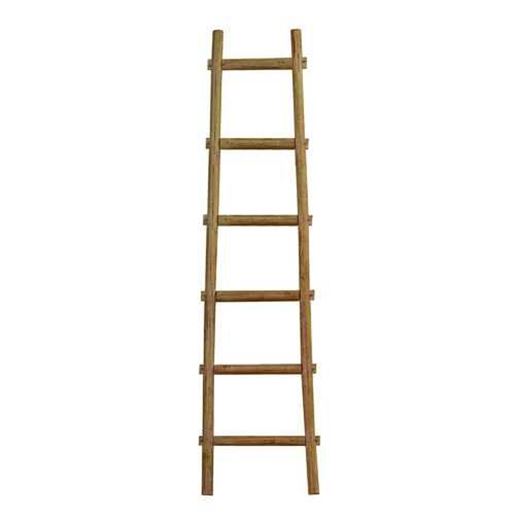 Picture of 6 Step Brown Decorative Ladder Shelve