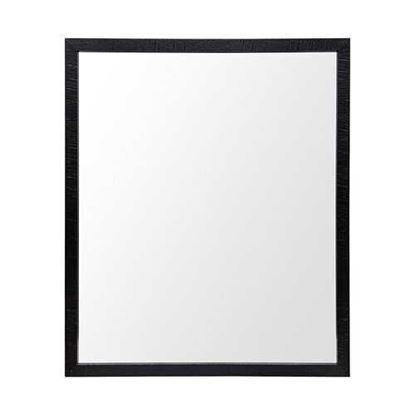 Изображение Rectangle Black Accent Mirror with Oxidized Finish Frame