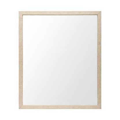 Изображение Rectangle Natural Accent Mirror with Matte Finish Frame