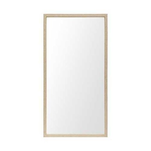 Picture of Rectangle Natural Accent Mirror with Matte Finish Frame