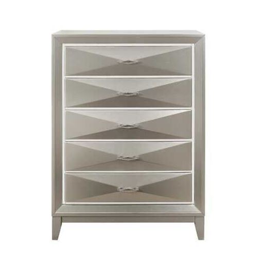 Picture of Modern Champagne Chest with 5 Spacious Drawer