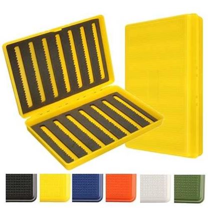 Picture of Plastic Slim Fly Fishing Box Fishing Tackle Box Slit Foam Insert