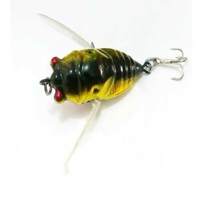图片 1pcs Cicada Minnow Fishing Lure Hard Tackle Bait Fishing Hook Bass Crankbaits Hook