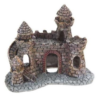 Picture of Yani Aquarium Decoration Wizard's Castle Fish Tank Shelter House  Hand Painted Realistic Castle