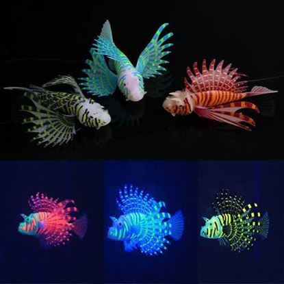 Picture of Yani Aquarium Ornament Glowing Effect Silicone Artificial Decoration for Fish Tank