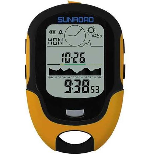 Picture of SUNROAD 700-9000m LED Digital Altimeter Barometer Compass Waterproof Altimeter Climbing Fishing Tool