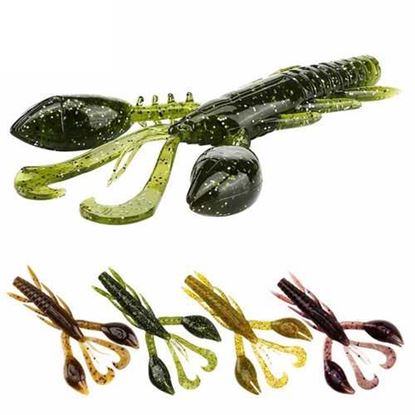 Picture of SeaKnight SL019 6pcs 10g 101.5mm/4'' Soft Fishing Lure Worm Swinging Tail Fishing Bait