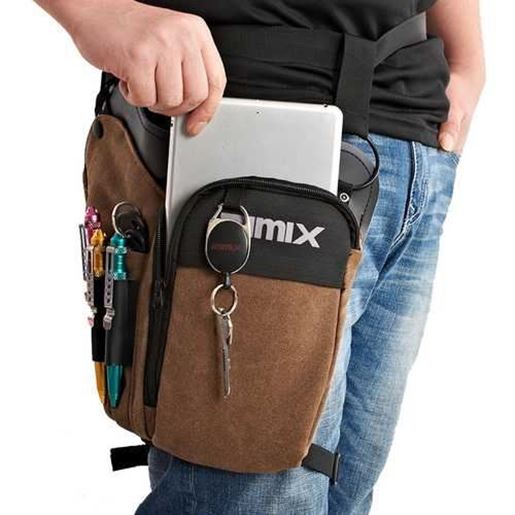 Picture of RIMIX Multi Functional Tactical Waist Pack Waterproof Canvas Tool Bag Outdoor Cycling Fishing Bag