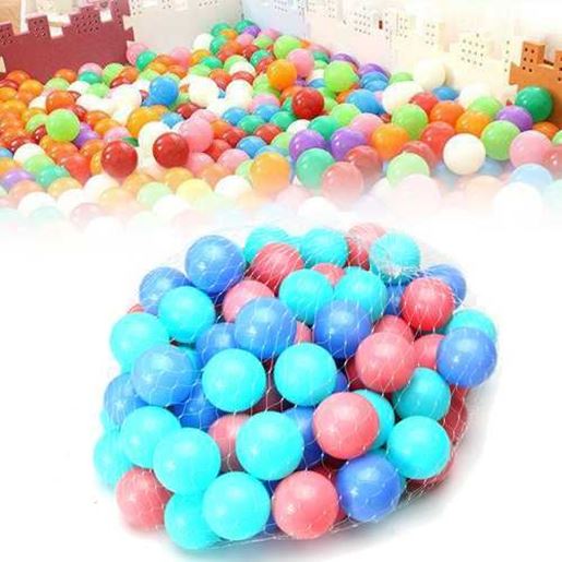 Foto de 100Pcs Colorful Ball Soft Plastic Ocean Ball Baby Kid Swim Pool Pit Toy