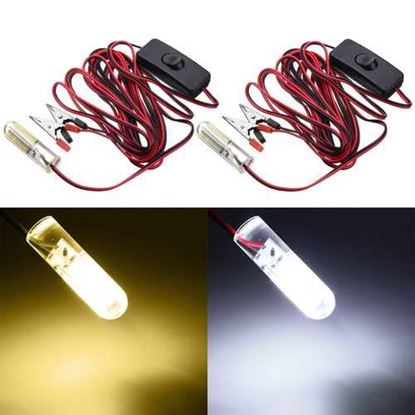 图片 ZANLURE 12V 12W Cool/ Warm White Underwater LED Fishing Light Night Boat Attracts Fish