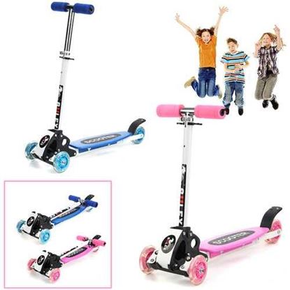 Picture of 3 Wheels 15km/h Foldable Aluminum Alloy PU Wheel Anti-Skidding Kick Scooter For Kids