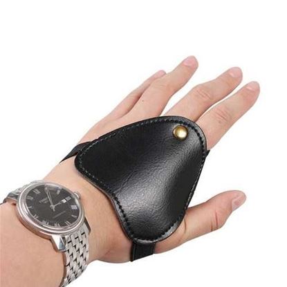 Picture of Microfiber Mini Archery Hand Guard Glove Bow Arrow Hunting Shooting Protective Finger Guard