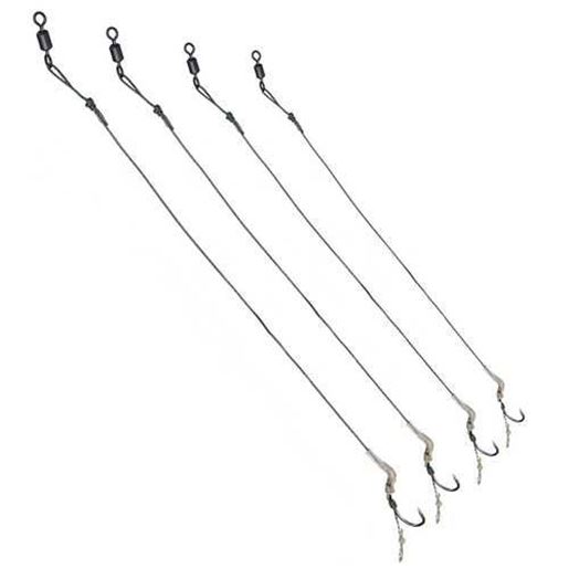 图片 ZANLURE CR-G003 MOSODO 2PCS 2 4 6 8# High Carbon Steel Fishing Hook Elastic Rigs Hook Freshwater