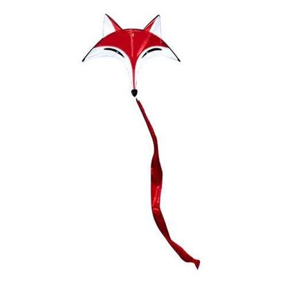 Picture of 95cmx80cm Outdoor Sport Red Fox Flying Kite Tail Toy Children Kids Game Activity