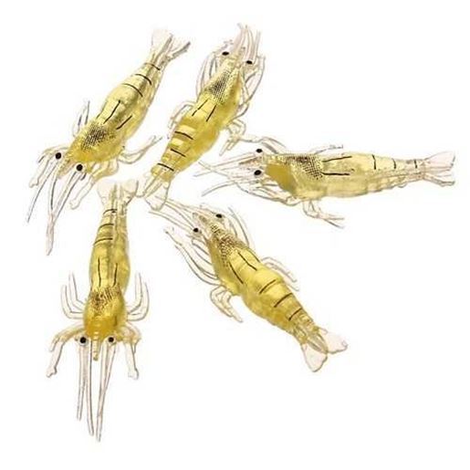 Picture of Fishy Smell Soft Prawn Shrimp Fishing Lure Bass Fishing