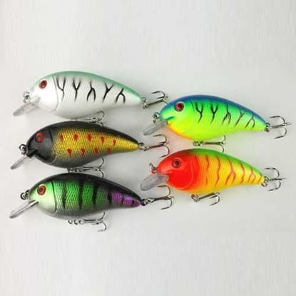 Picture of ZANLURE 8.5cm Biomimetic Minnow Fishing lures Bass Hooks