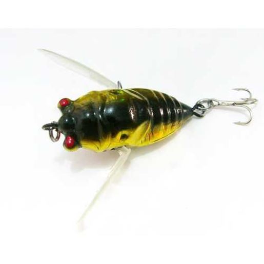 Picture of Cicada 6g Perch Insect Lure Bait Fishing Lifelike Bait with Hooks