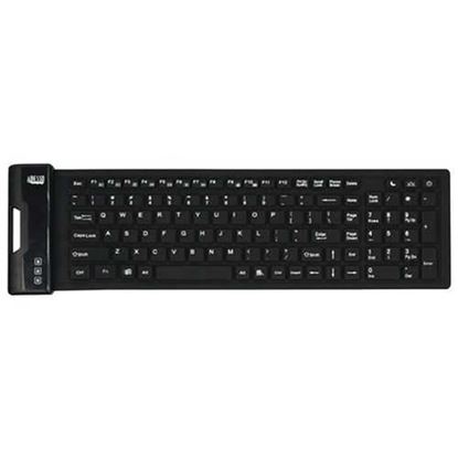 Picture of Adesso AKB-222UB SlimTouch 222 Antimicrobial Waterproof Flex Keyboard