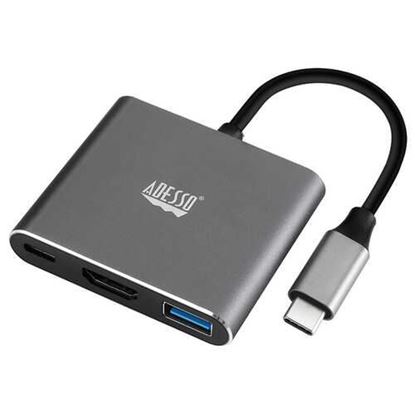 Picture of Adesso AUH-4010 USB-C Multiport Docking Station (3 in 1)