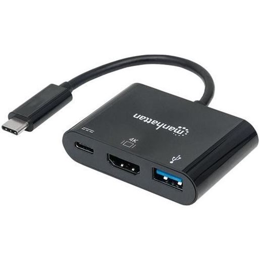 Picture of Manhattan 152037 SuperSpeed USB-C to HDMI Docking Converter