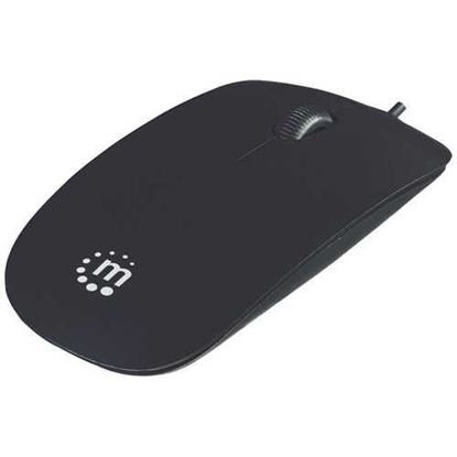 Picture of Manhattan 177658 Silhouette Optical Mouse (Black)