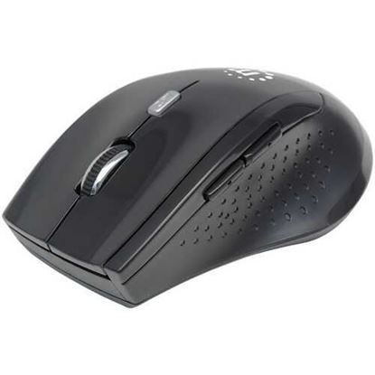 Picture of Manhattan 179386 Curve Wireless Optical Mouse (Black)