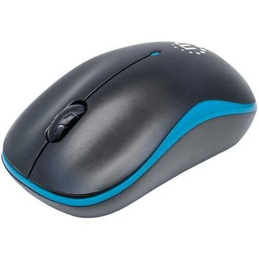 Picture of Manhattan 179416 Success Wireless Optical Mouse (Blue/Black)