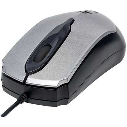 Picture of Manhattan 179423 Edge Optical USB Mouse (Gray/Black)