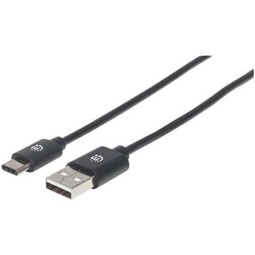 Picture of Manhattan 354936 USB-C Male to USB-A Male Cable, 10ft