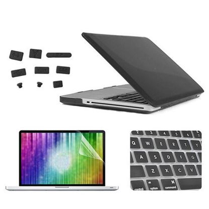 Picture of ENKAY Crystal Protective Shell Keyboard Cover Screen Film Anti Dust Plug Set For Macbook Pro 13.3"