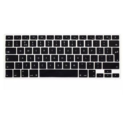 Picture of Translucent Colorful Silicone Keyboard Protective Film For Macbook13.3 15.4 European Version English