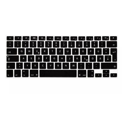 Picture of Translucent Colorful Silicone Keyboard Protective Film For Macbook13.3 15.4 European Version German